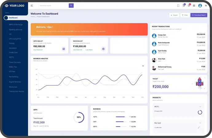 Sec2pay Dashboard